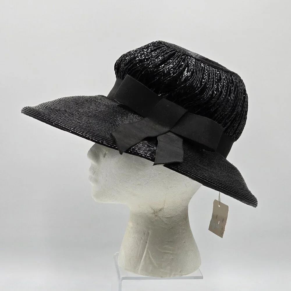 Chesterfield Original Black Lustra Wide Brim Hat